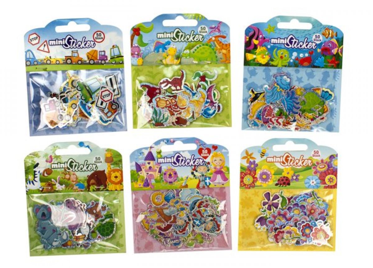 Mini Sticker 50 Stück - Bild 1