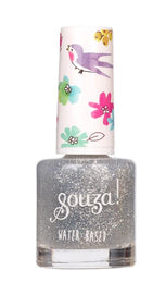Souza Kinder Nagellack Transparent silver glitter