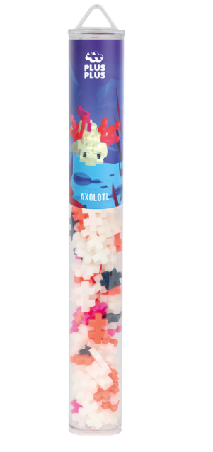 Tube Kreativ Bausteine Axolotl 100 pcs - Bild 2