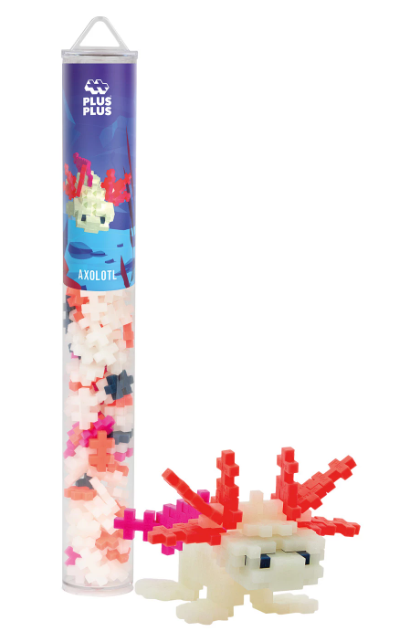 Tube Kreativ Bausteine Axolotl 100 pcs - Bild 1