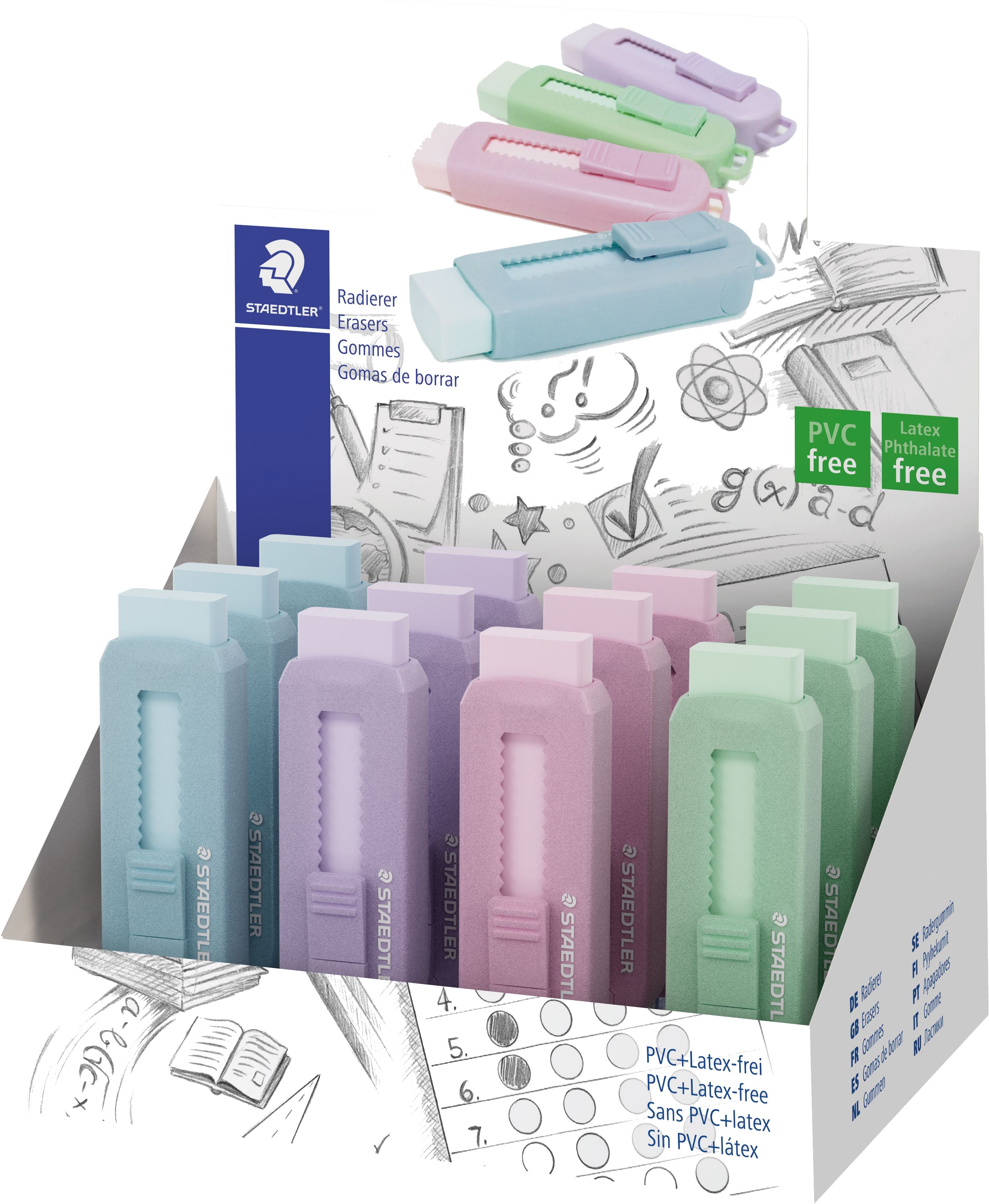 STAEDTLER Radierer pastell 1 Stück - Bild 1