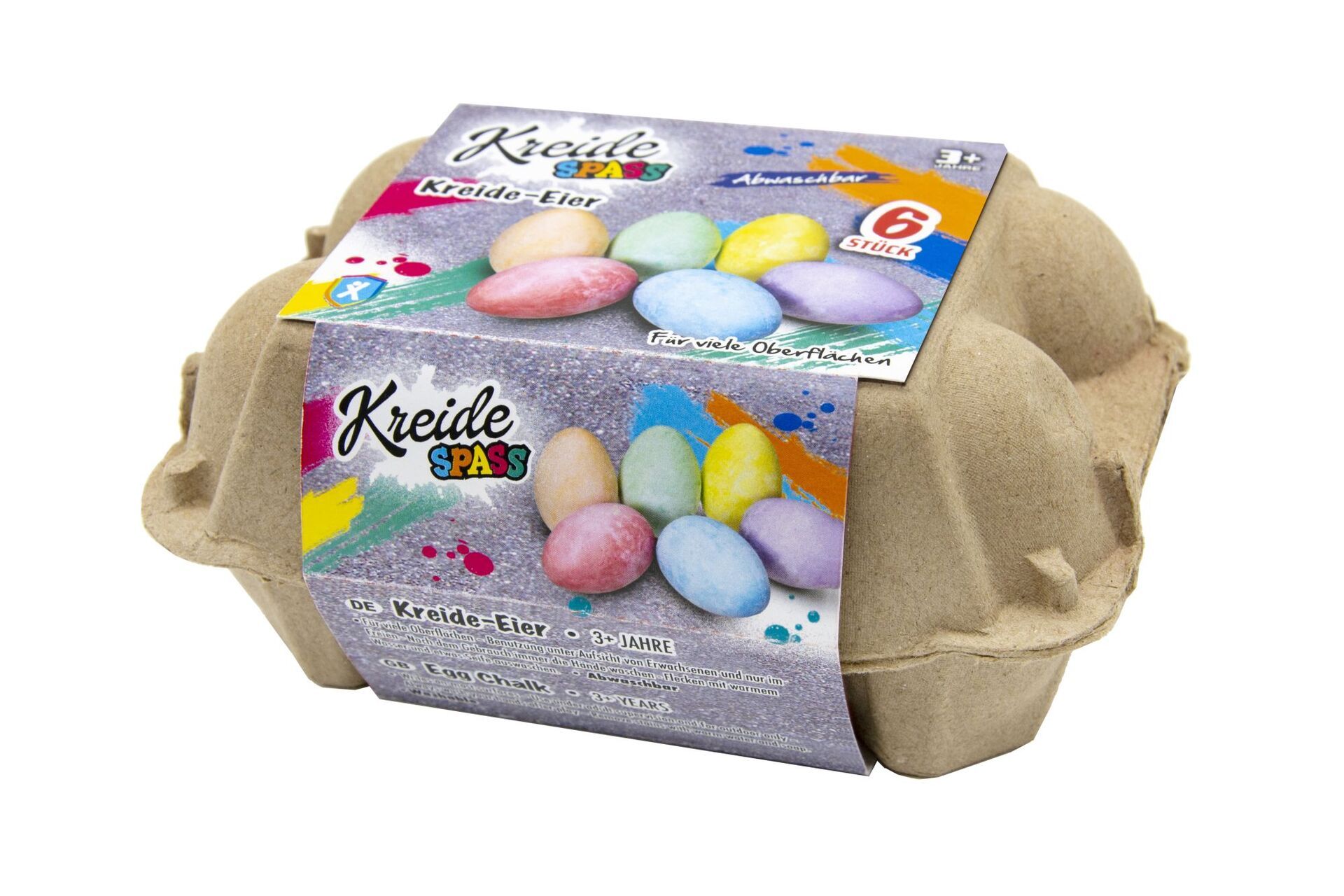 Kreide - Eier 6 Stück - Bild 1