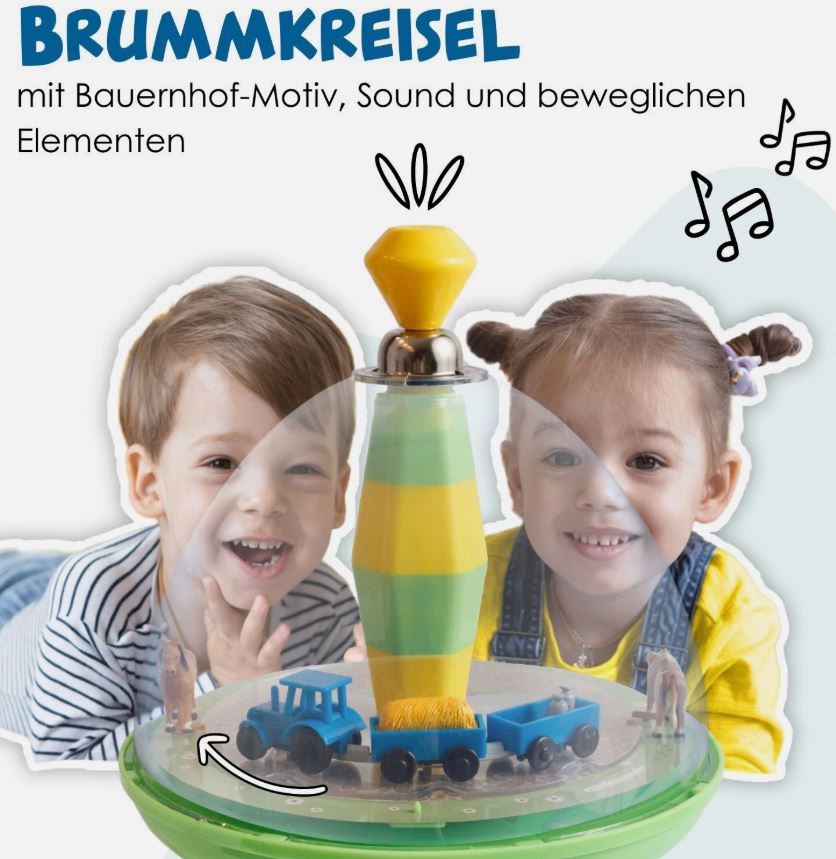 Bauernhofkreisel mit Aktion und Geräusch - Bild 2
