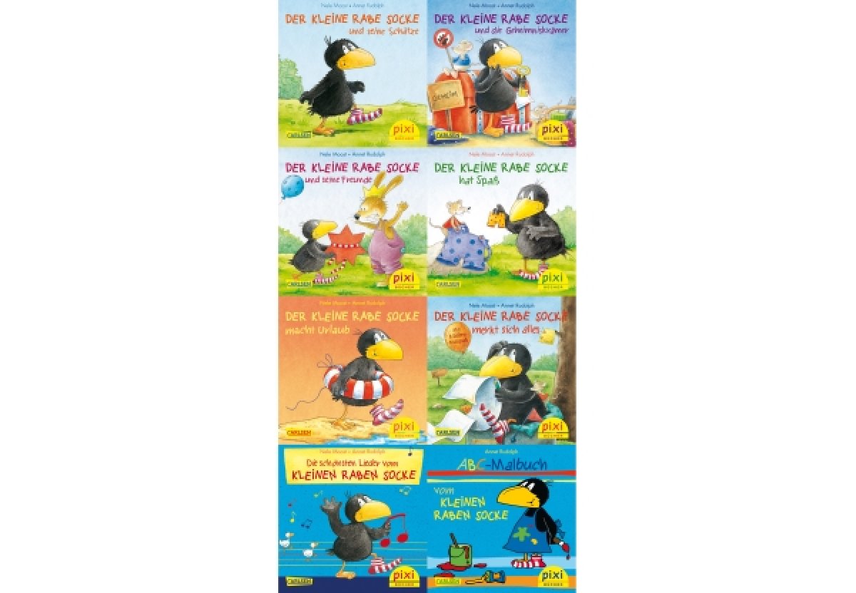 Pixi Büchlein Serie 193 : Rabe Socke - Bild 1
