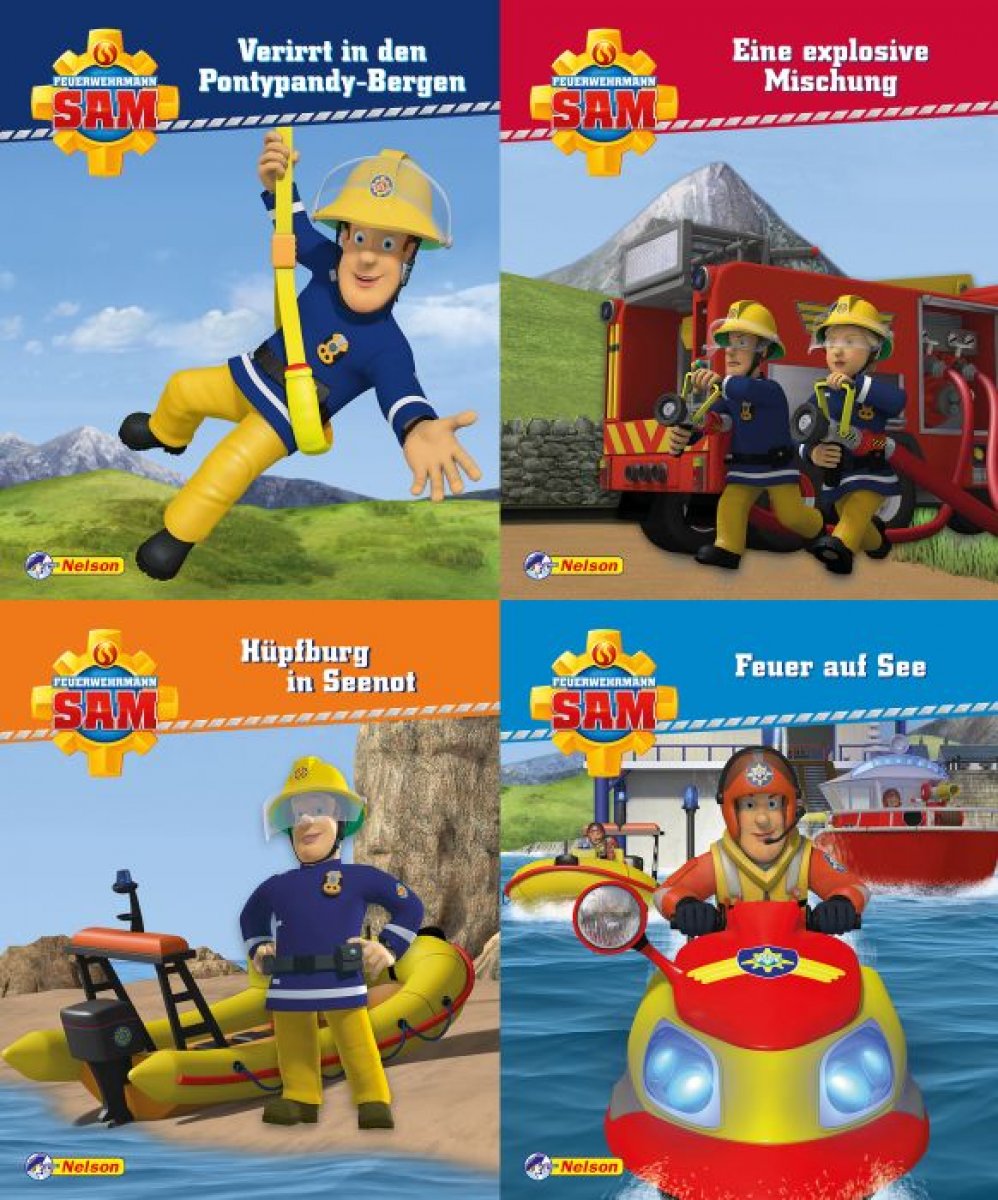 Nelson Mini-Bücher: Feuerwehrmann Sam 17-20 - Bild 1