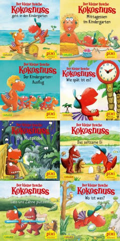 Pixi-Box 288: Der kleine Drache Kokosnuss und seine Freunde