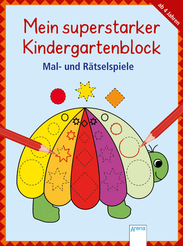 Mein superstarker KiGa - Block Mal und Rätsel