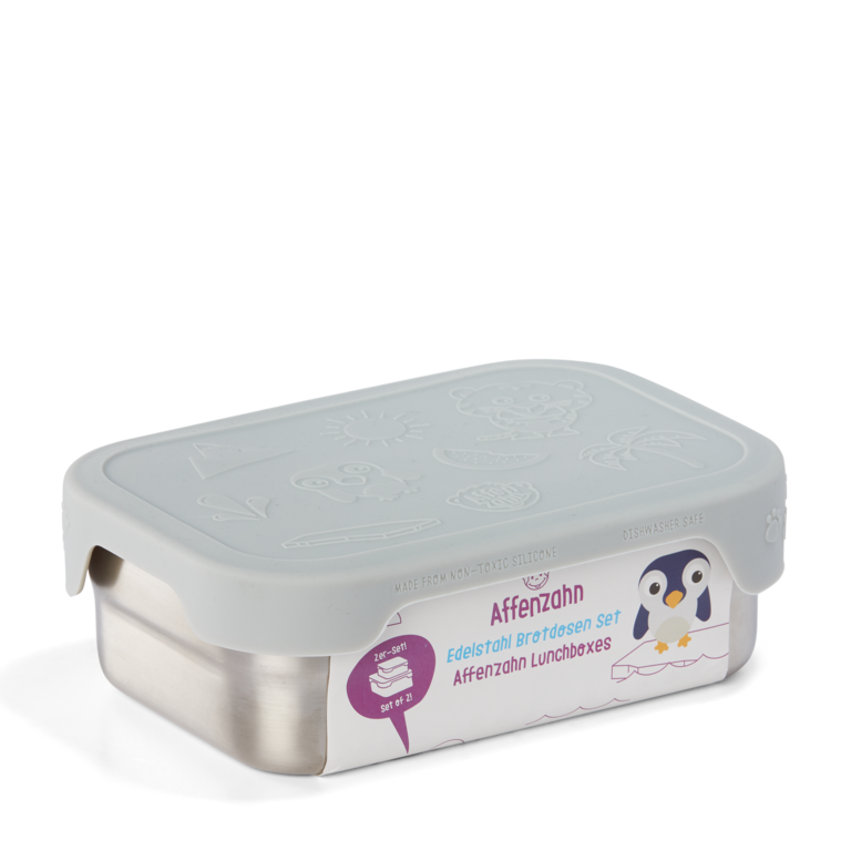 Affenzahn Brotdosen-Set grau Koala - Bild 1
