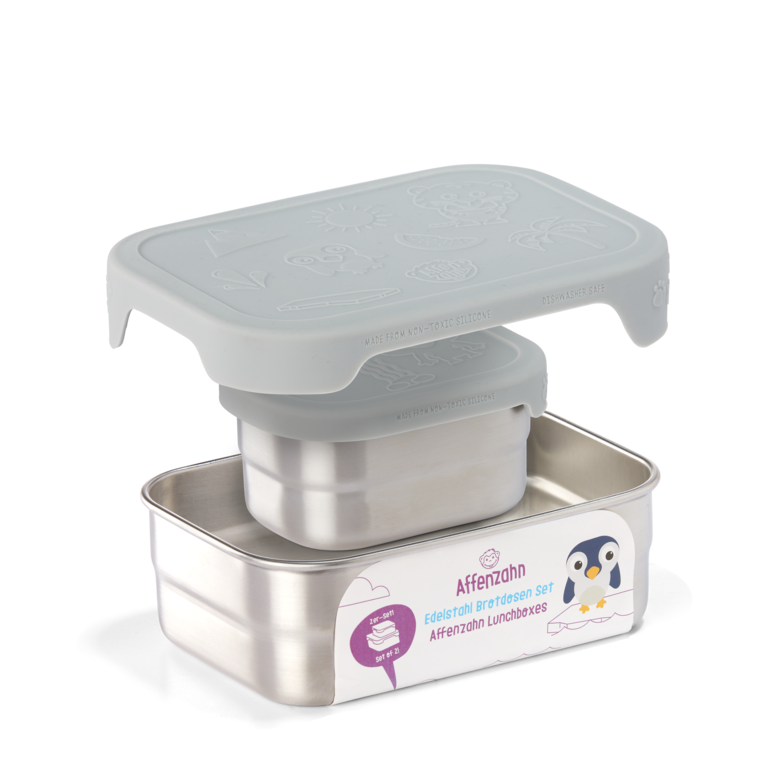 Affenzahn Brotdosen-Set grau Koala - Bild 6