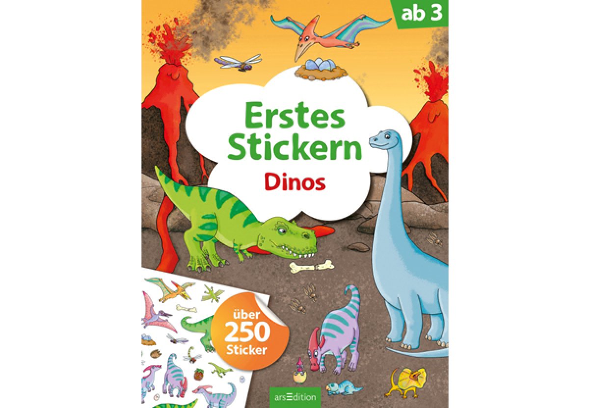 Erstes Stickern - Dinos - Bild 1