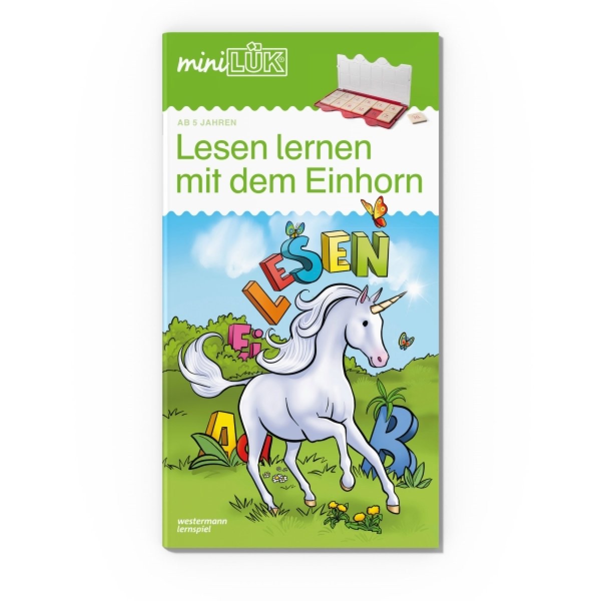 Mini Lük Set Einhorn Zählen und Lesen lernen - Bild 1