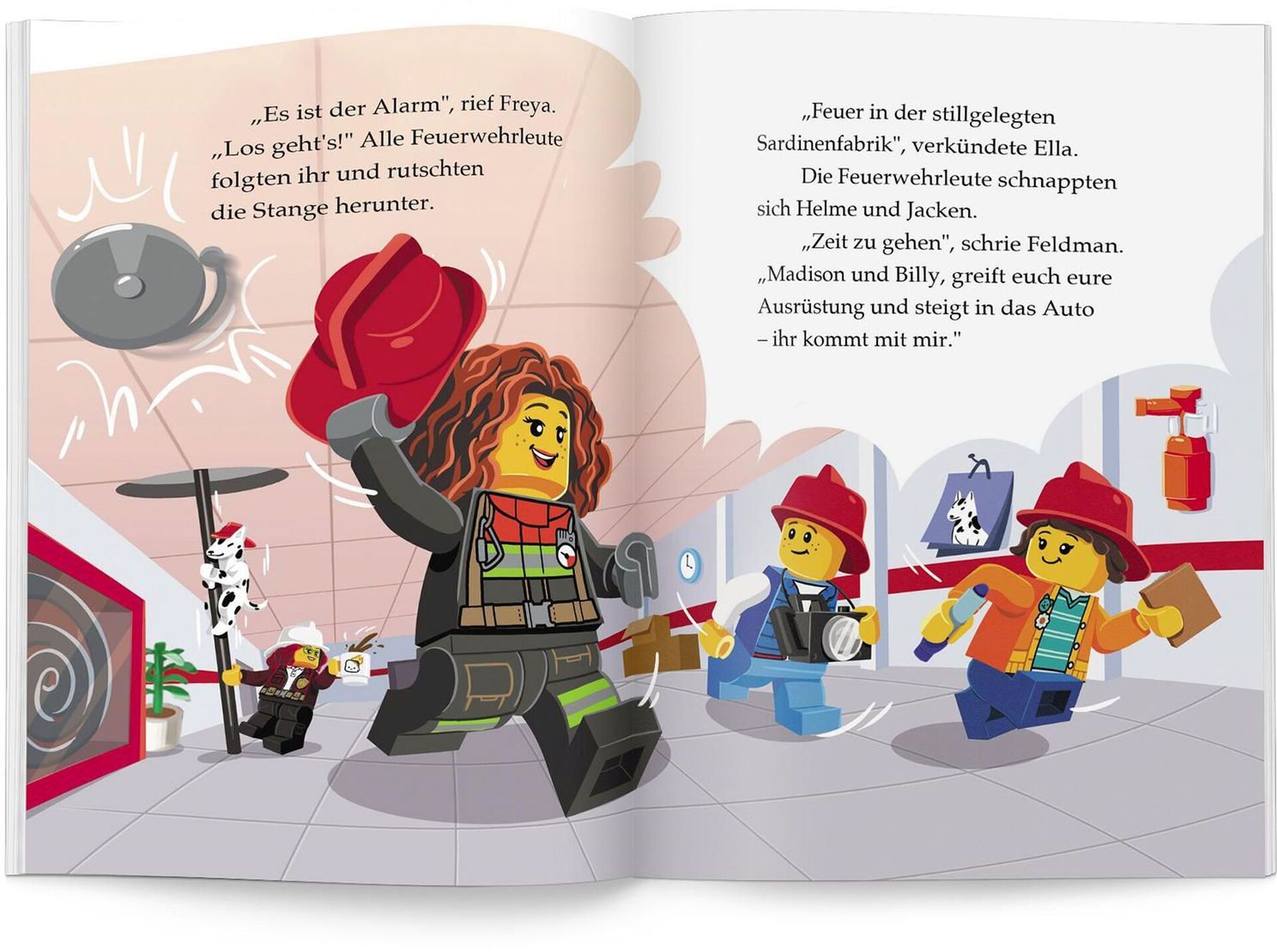 Lego City Kinderbuch - Bei der Feuerwehr - Bild 2
