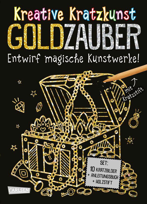 Kreative Kratzkunst: Goldzauber - Bild 1