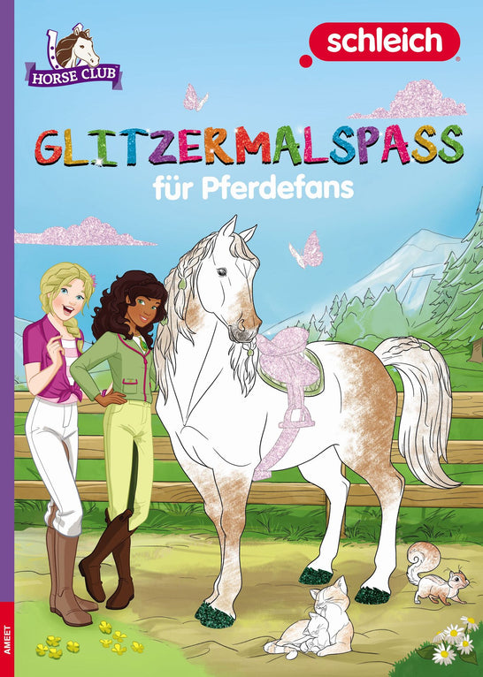 Glitzernden Malspass für Pferdefans Horse Club