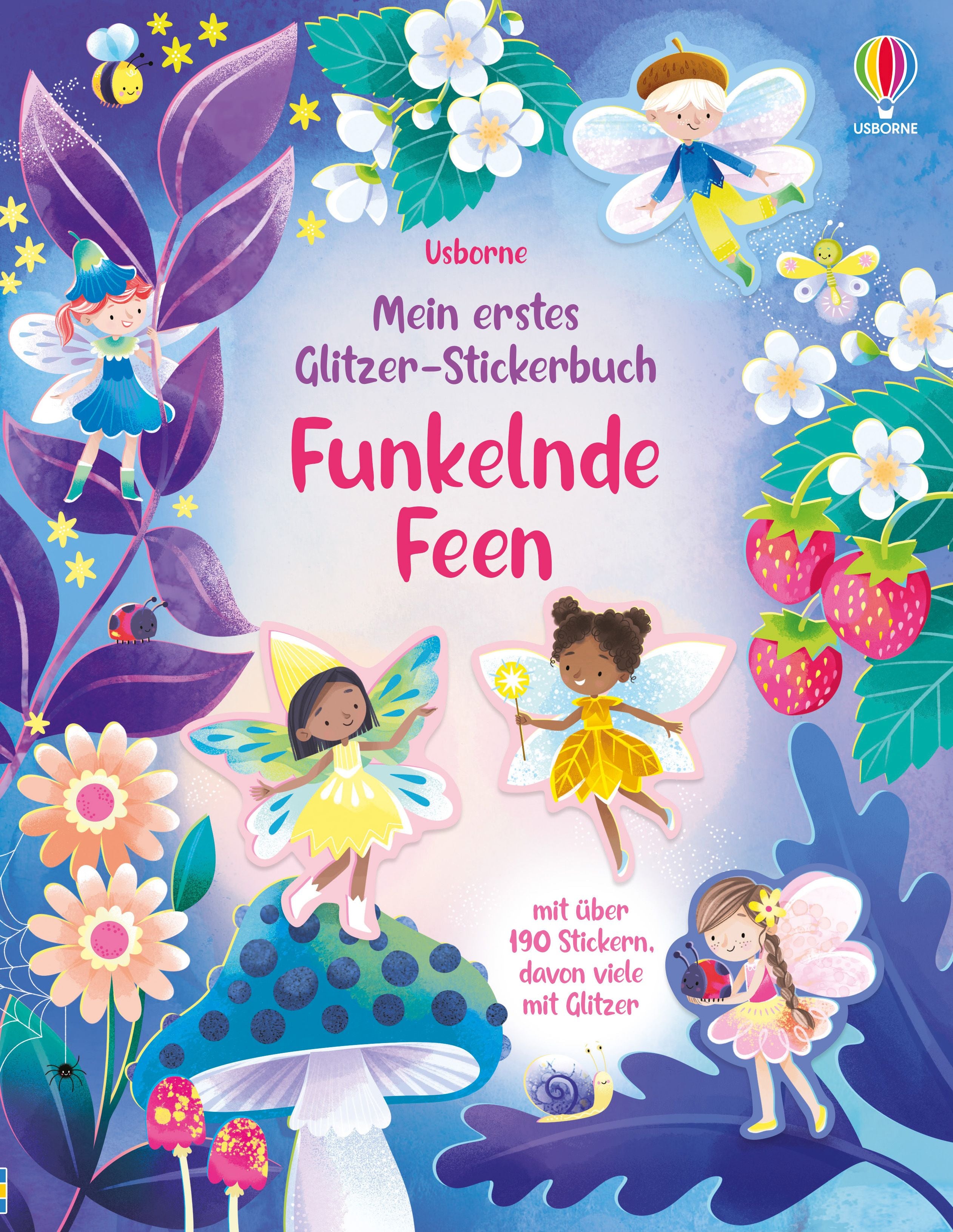 Mein erstes Glitzer Stickerbuch : Funkelnde Feen - Bild 1
