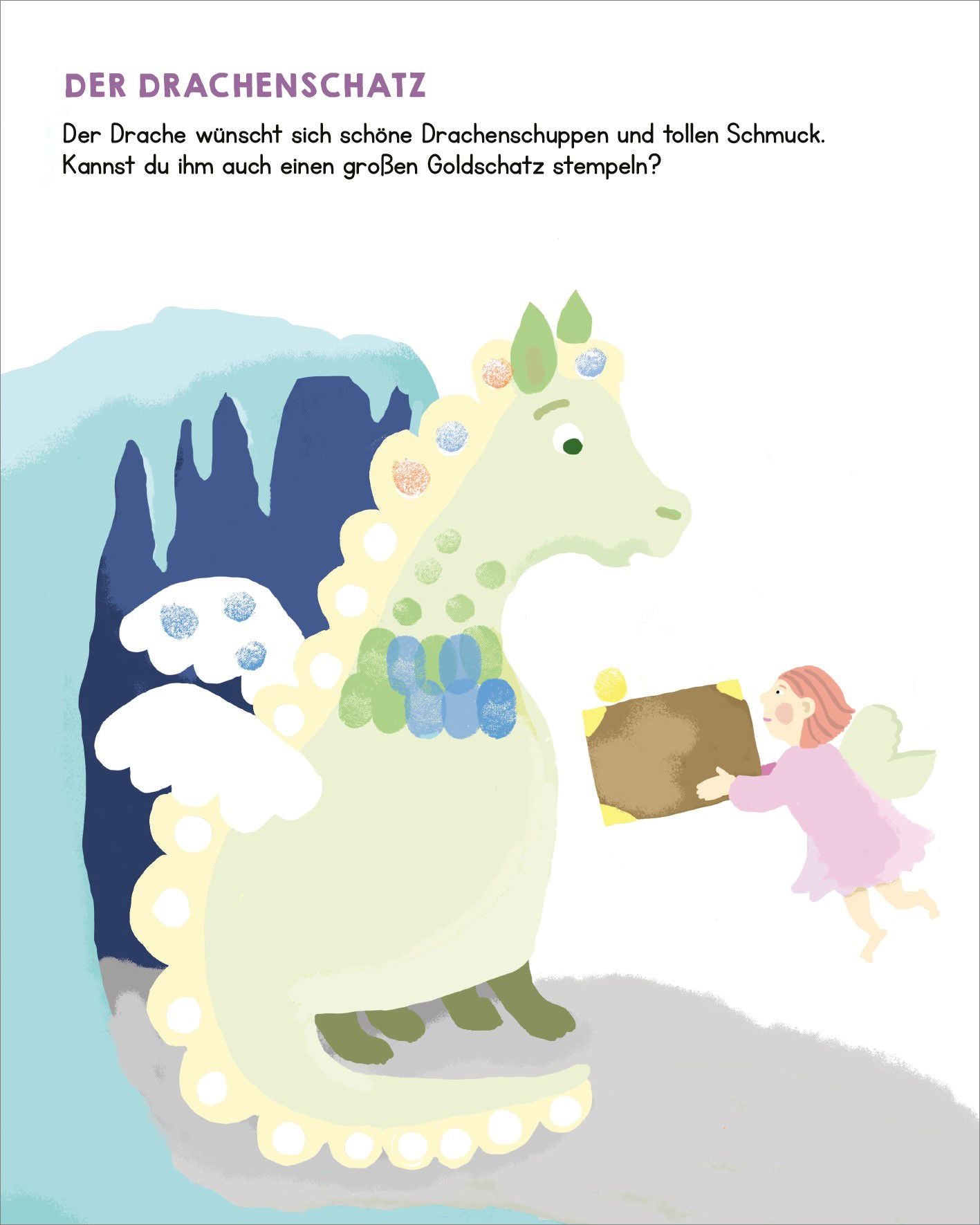 Fingerstempeln Feen und Einhörner - Bild 3