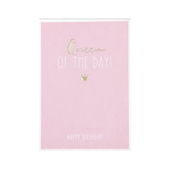 Klappkarte Queen Of The Day! Happy Birthday!