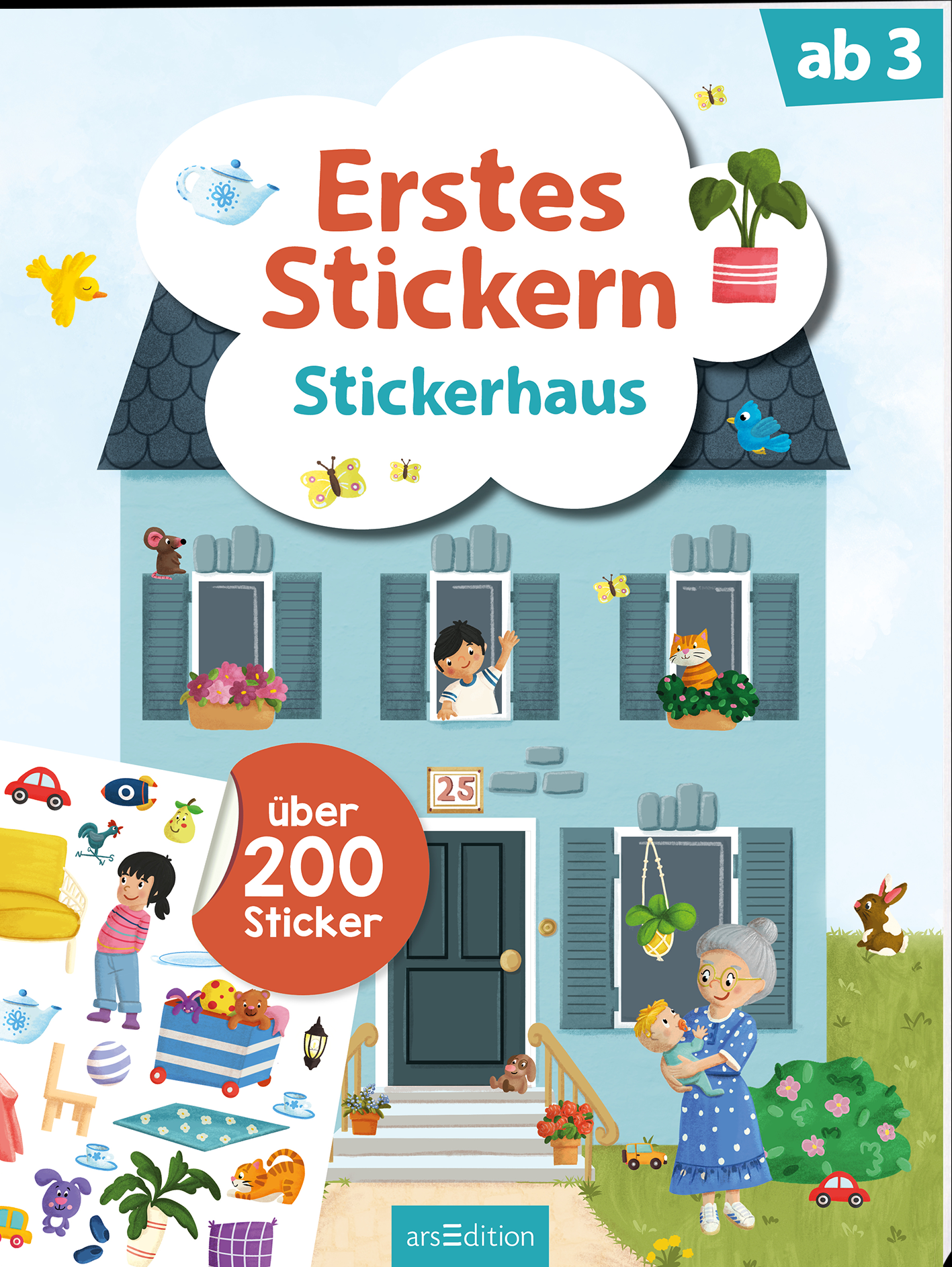 Erstes Stickern - Stickerhaus - Bild 1