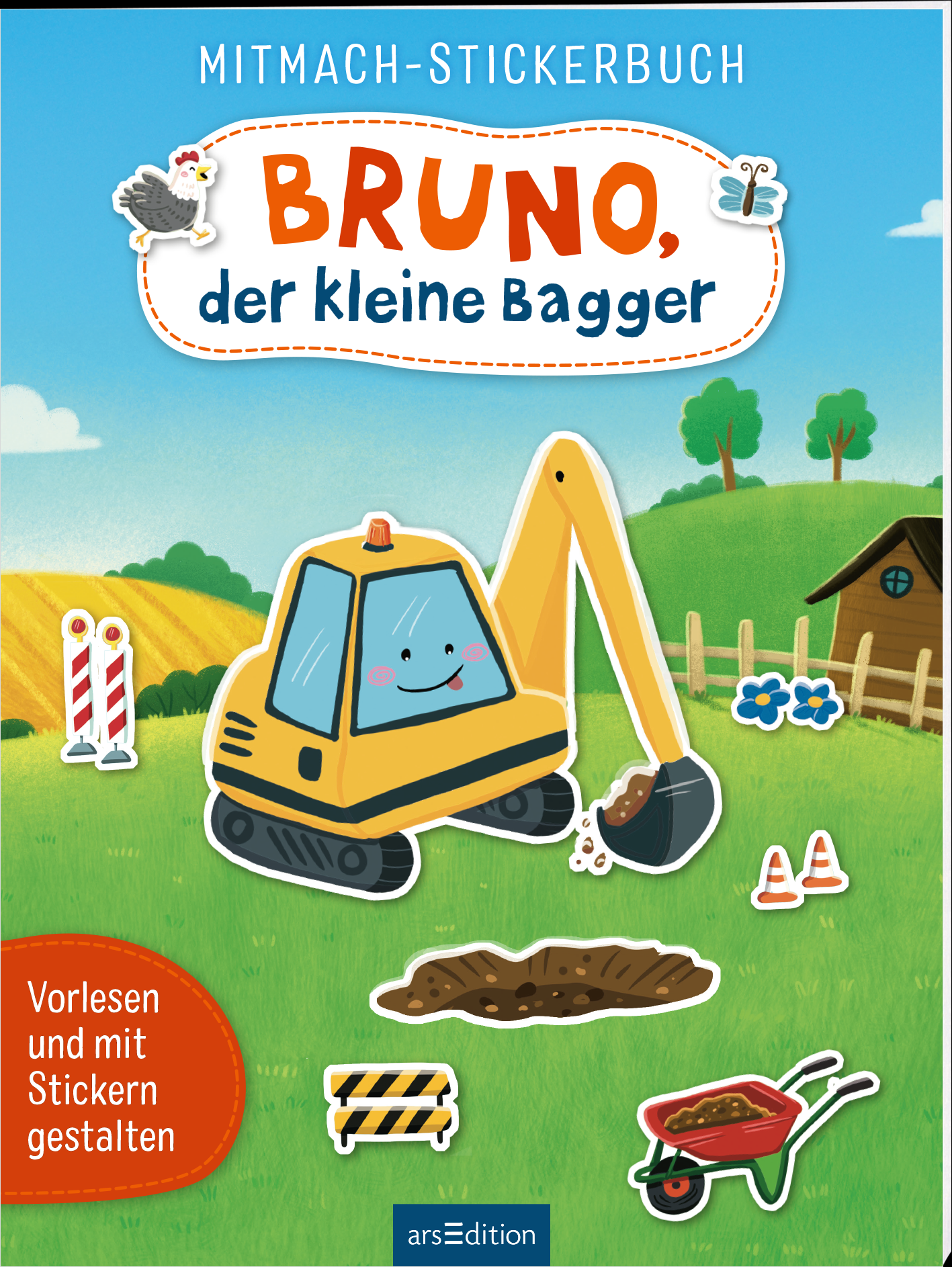Mitmach Stickerbuch - Bruno der keine Bagger - Bild 1