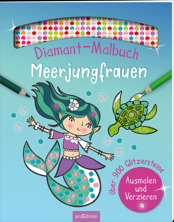 Diamant - Malbuch Meerjungfrau