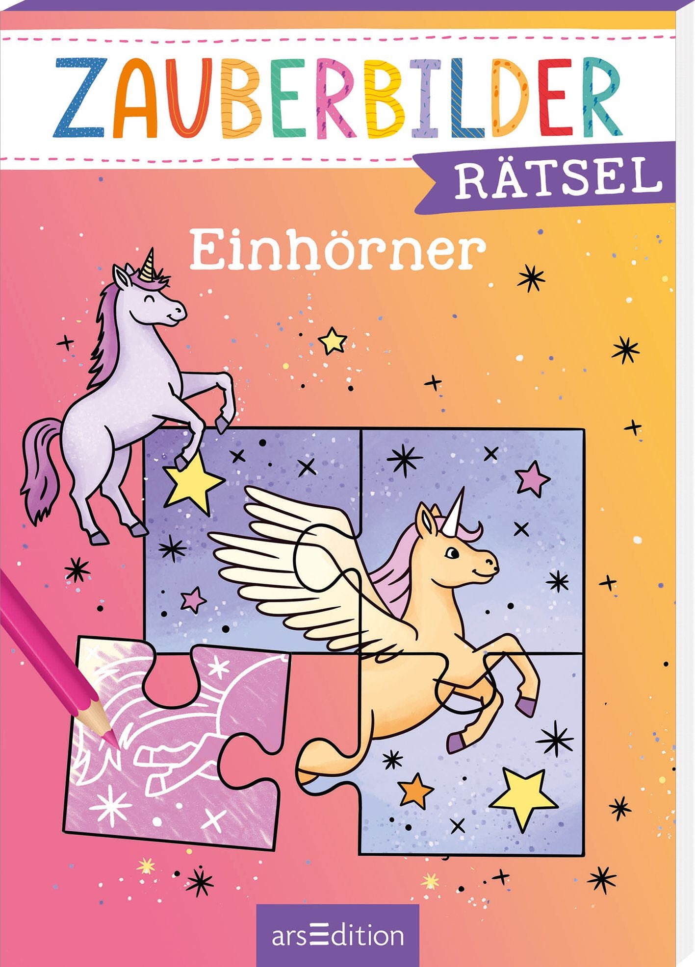 Zauberbilder-Rätsel – Einhorn - Bild 1