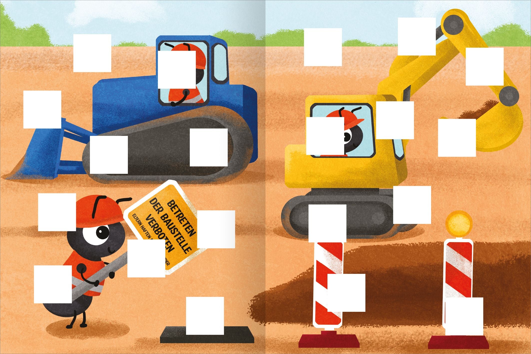 Puzzle Sticker - Baustelle - Bild 2