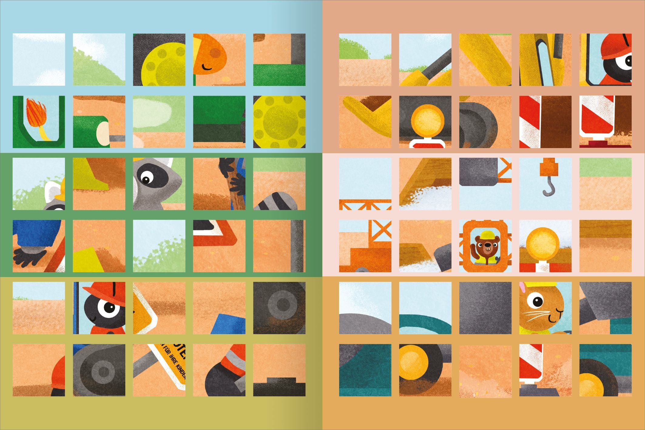 Puzzle Sticker - Baustelle - Bild 5