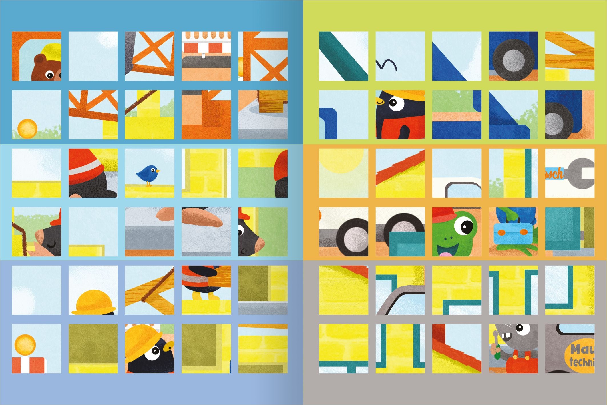Puzzle Sticker - Baustelle - Bild 4