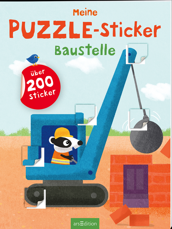 Puzzle Sticker - Baustelle