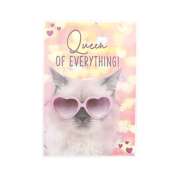 Klappkarte 3D Art – Motiv : Queen of everything!