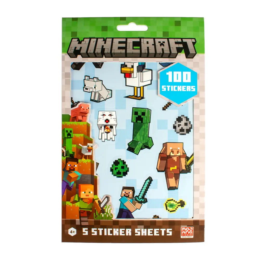 Minecraft Sticker-Set 100 Sticker - Bild 1