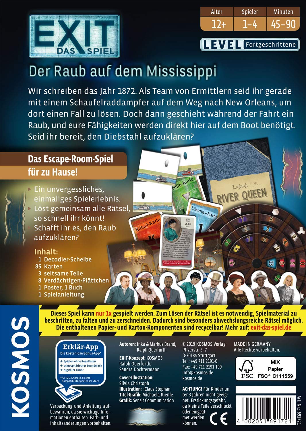 Exit das Spiel Raub auf dem Mississipi von Kosmos - Bild 3