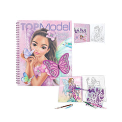Top Model Malbuch mit Pailletten Fairy Love