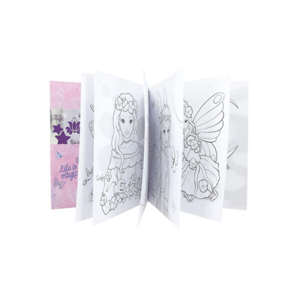Top Model Malbuch mit Pailletten Fairy Love - Bild 2