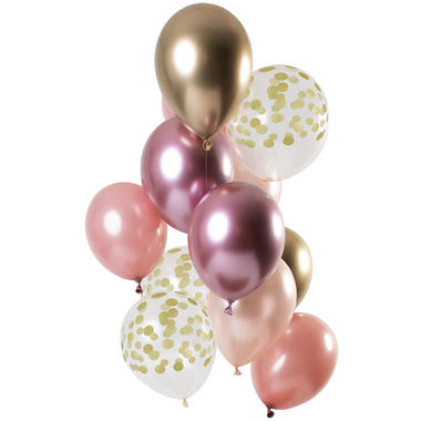 Latexballons Golden Blush mehrfarbig - Bild 1