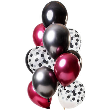 Latexballons Dark Richness mehrfarbig - Bild 1
