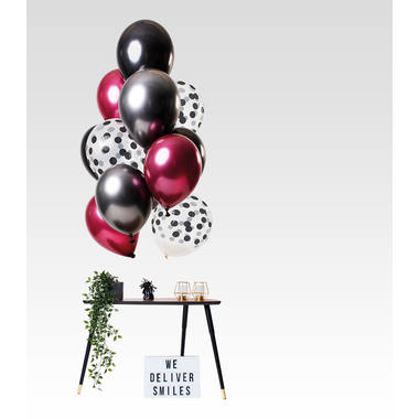 Latexballons Dark Richness mehrfarbig - Bild 2