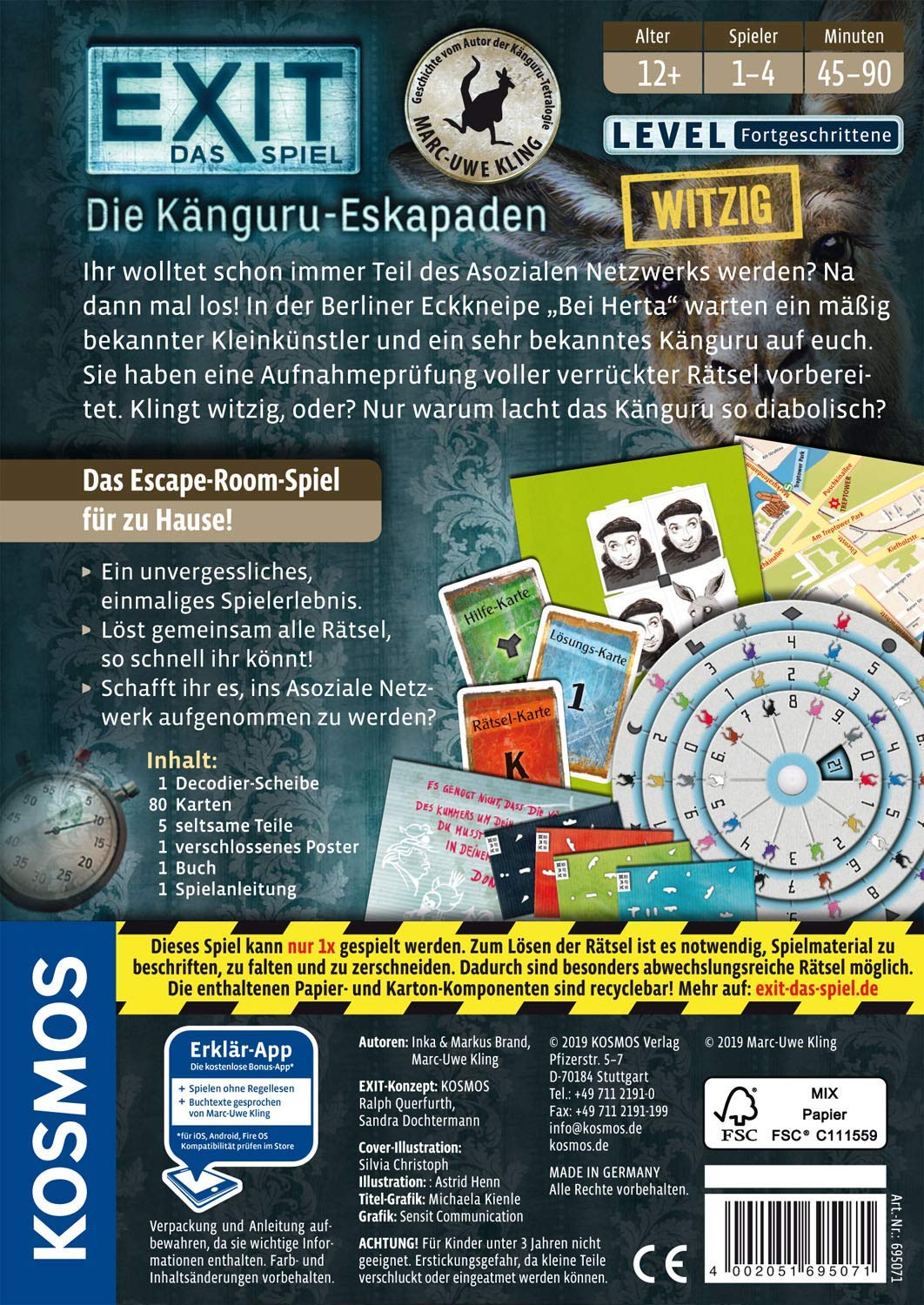 Exit das Spiel Känguru - Eskapaden von Kosmos - Bild 2