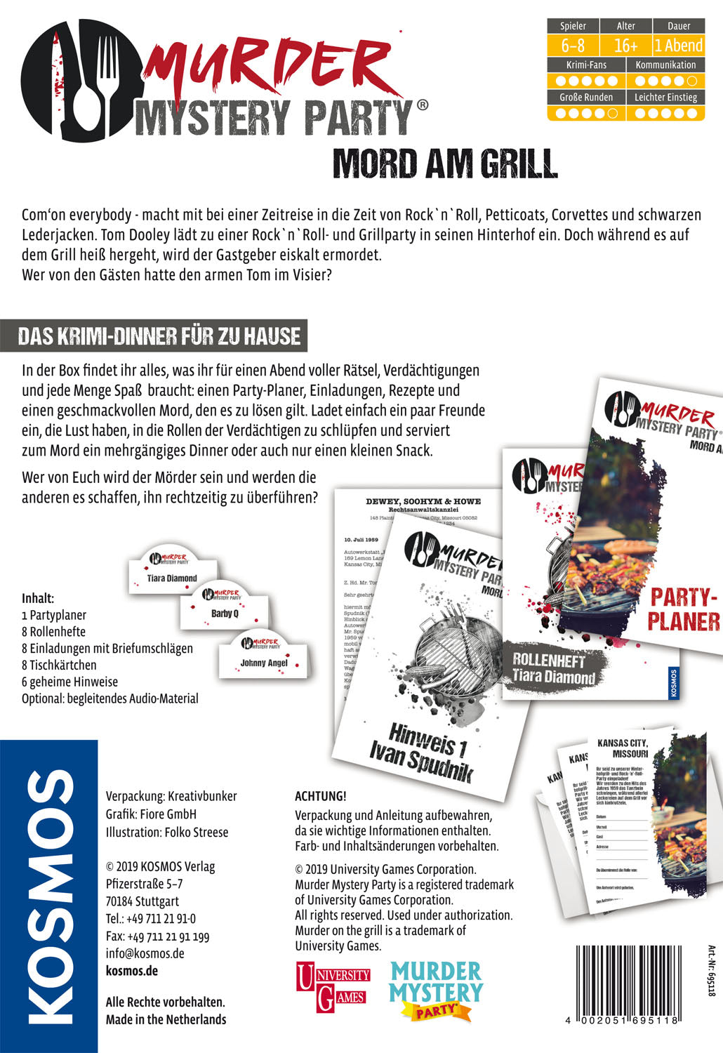 Kosmos Murder Mystery Party : Mord am Grill - Bild 3