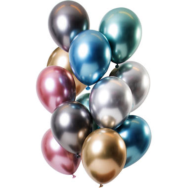 Latexballons Mirror Effect Treasures mehrfarbig - Bild 1