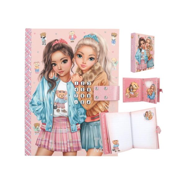 Top Model Tagebuch mit Code und Sound Teddy - Bild 1