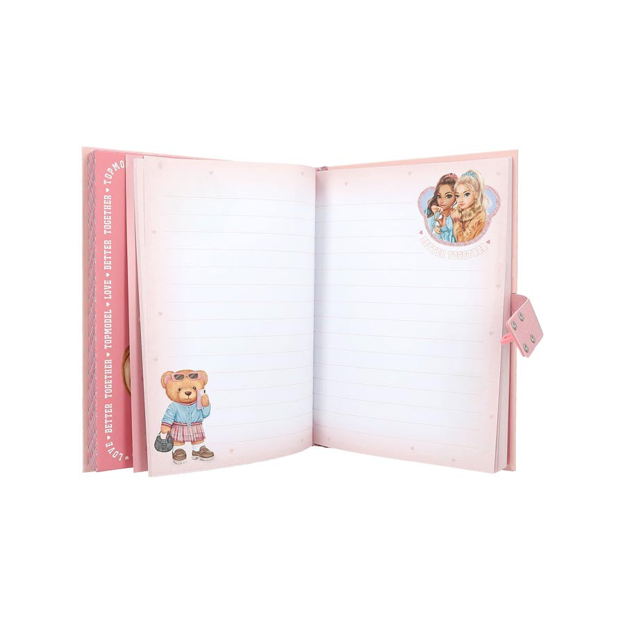 Top Model Tagebuch mit Code und Sound Teddy - Bild 4