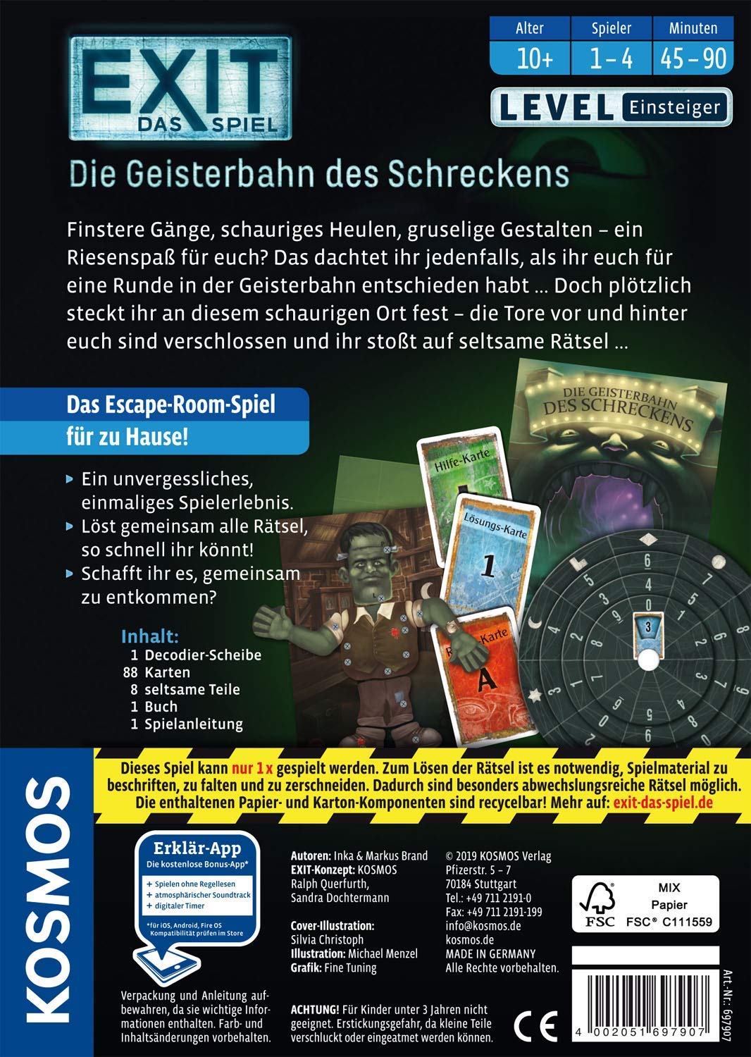 Exit das Spiel Geisterbahn des Schreckens von Kosmos - Bild 3