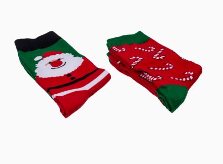 Socken mit Weihnachtsmotiven, Einheitsgrösse - Bild 6