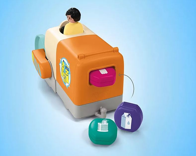 PLAYMOBIL JUNIOR: Spassiges Müllsammelfahrzeug 71774 - Bild 5