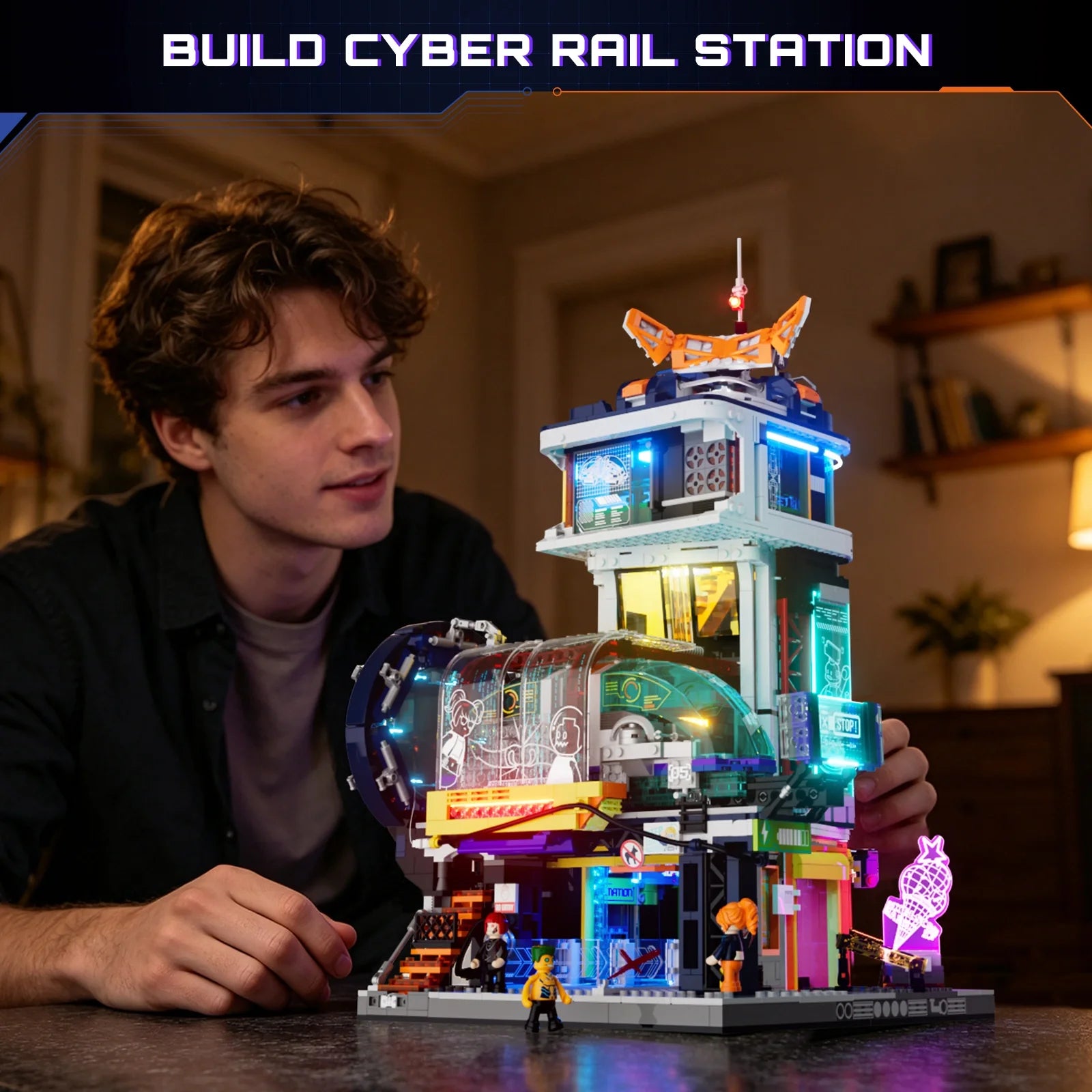 Lumibricks Schwebezug Station L9098 - Bild 5