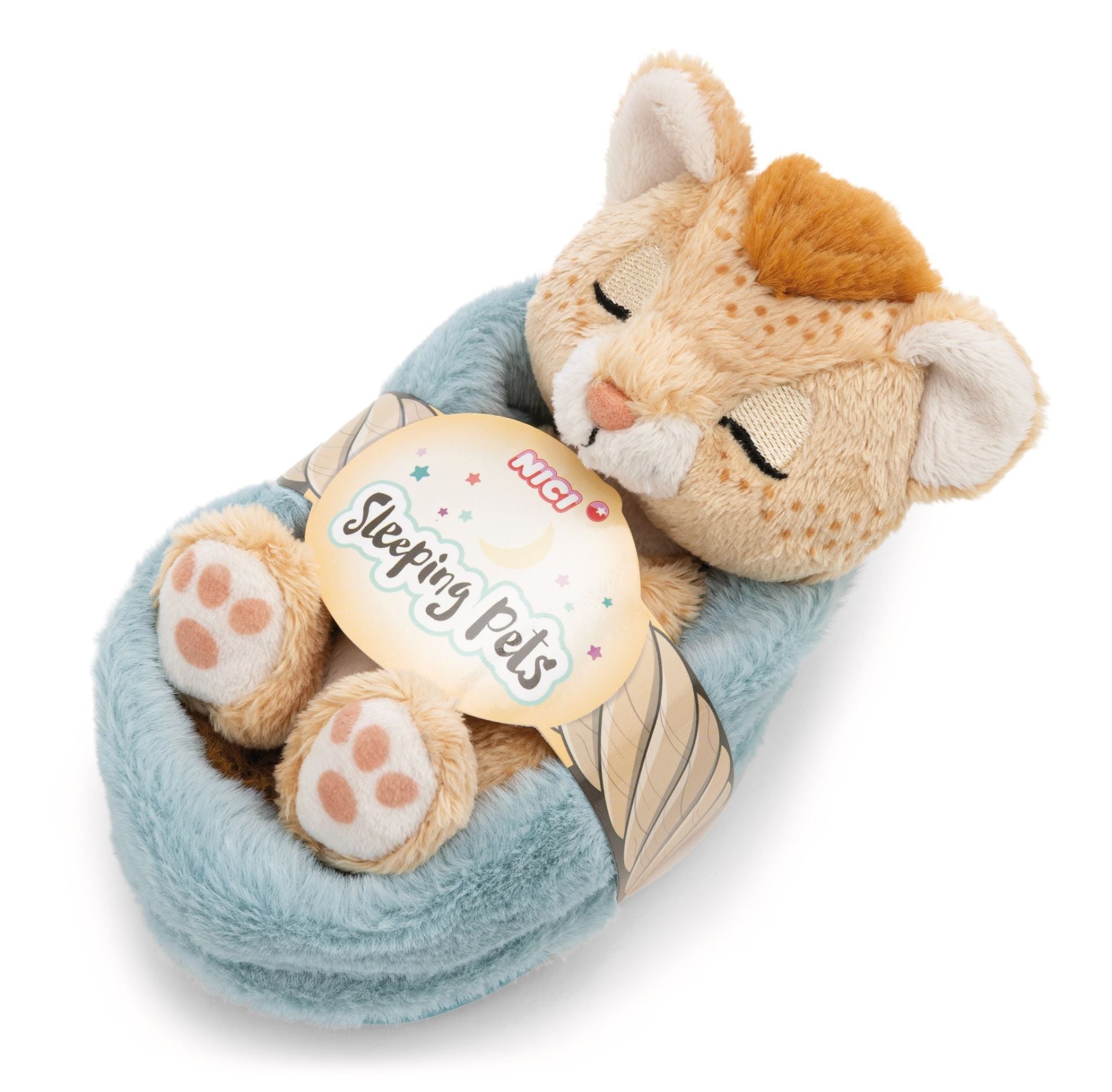 Nici Sleeping Pets Löwen-Baby im hellblauen Körbchen - Bild 6