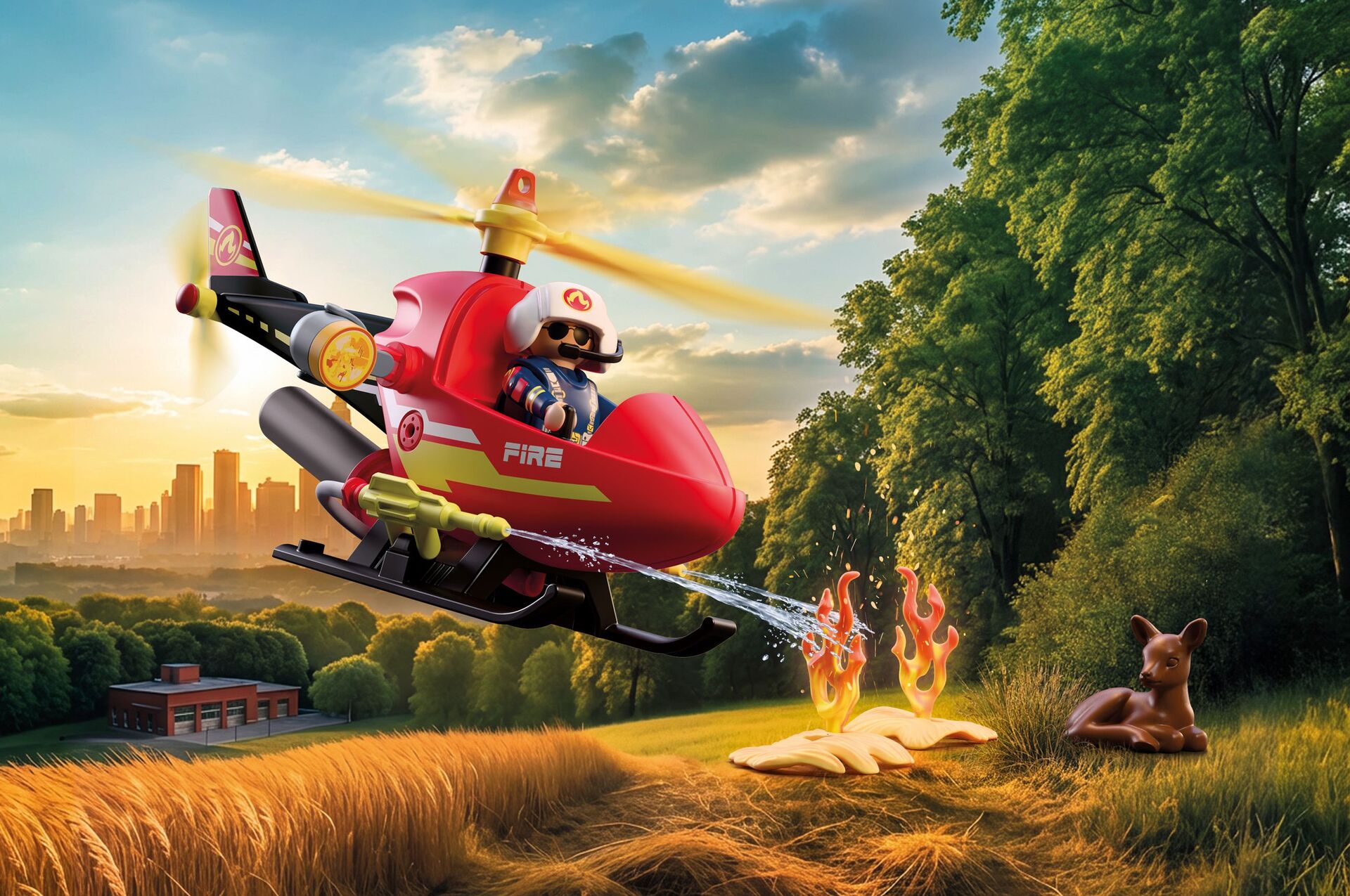 PLAYMOBIL City Action Feuerwehr-Helikopter 72196 - Bild 6