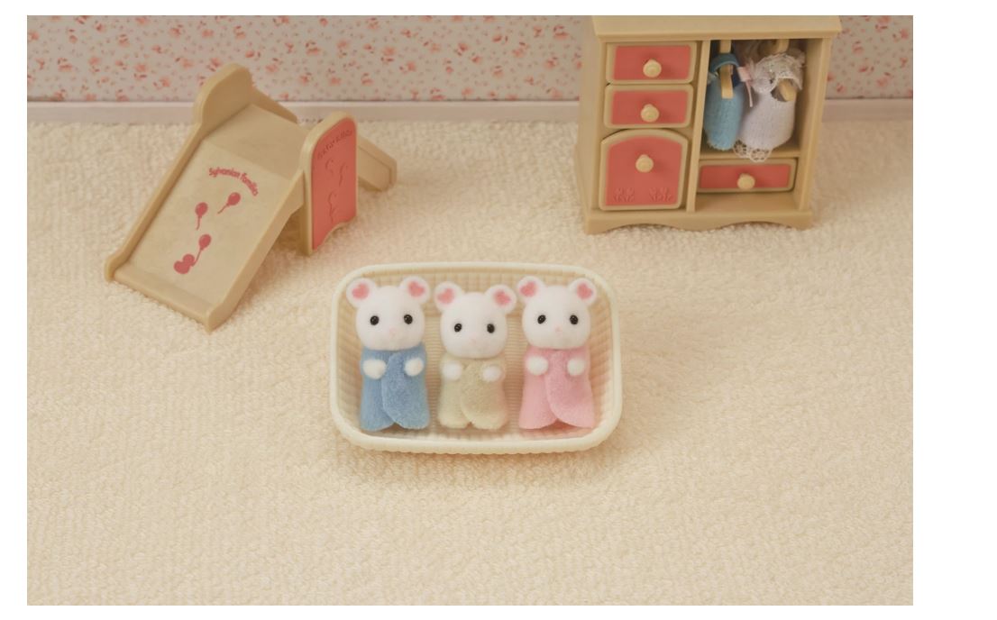 Sylvanian Families Marshmallow Mäuse Drillinge - Bild 4
