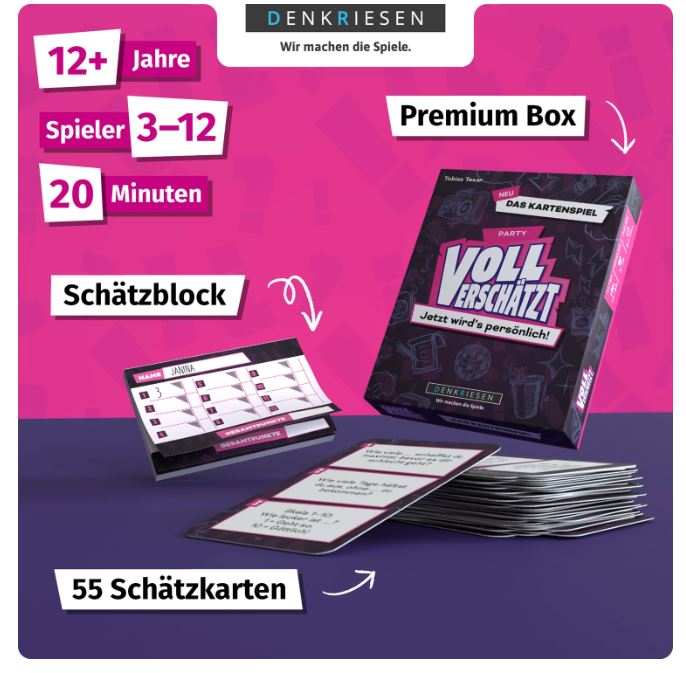 Denkriesen Voll Verschätzt - Kartenspiel Party Edition - Bild 6